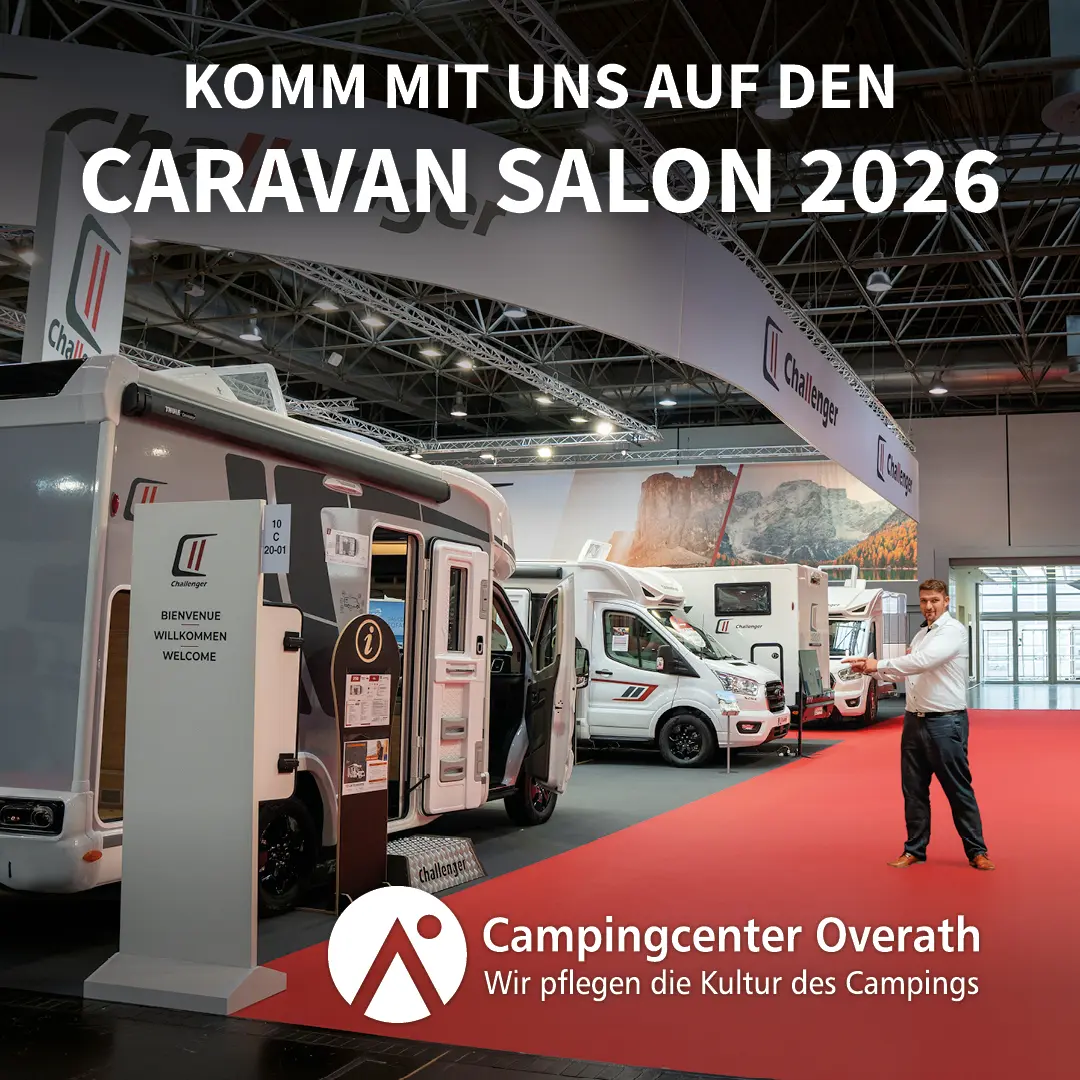 Komm mit uns auf den Caravan Salon 2026